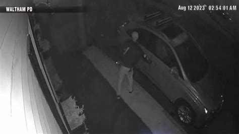 Waltham police issue reminder after video shows people trying to break into vehicles